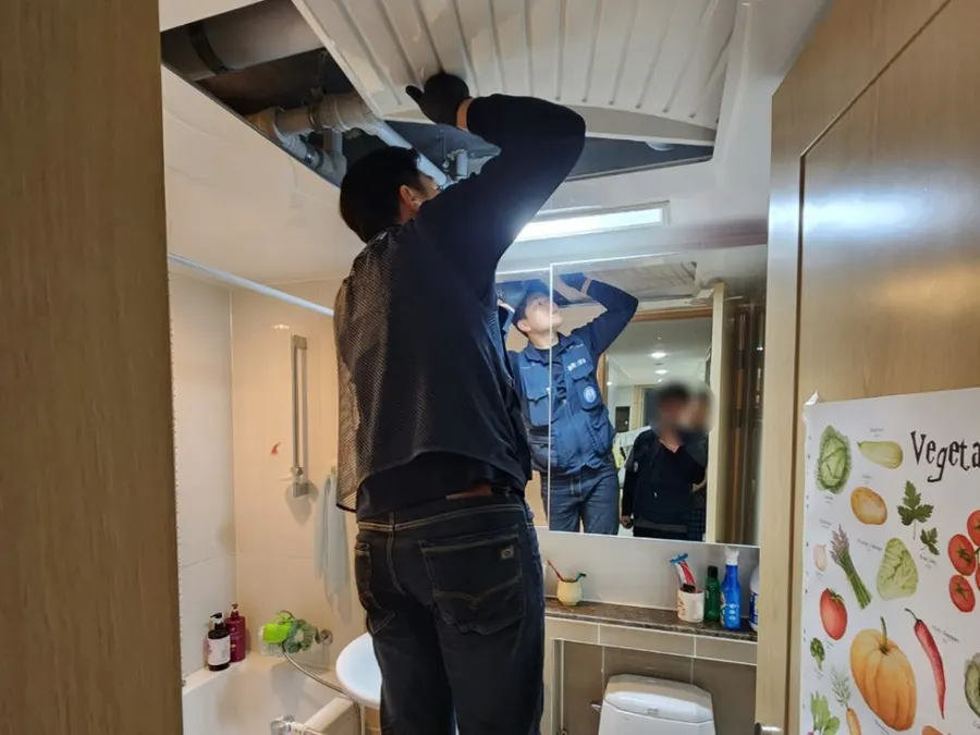 세종 변기막힘 작업 사진