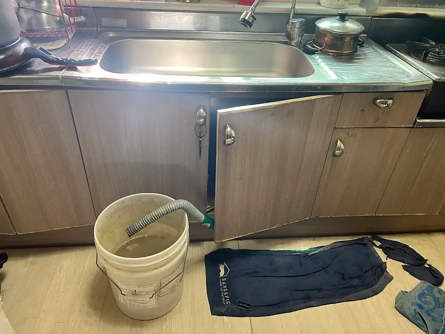 공주 하수구막힘 작업 사진