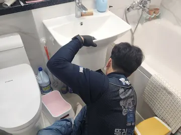 세종 · 세면대막힘